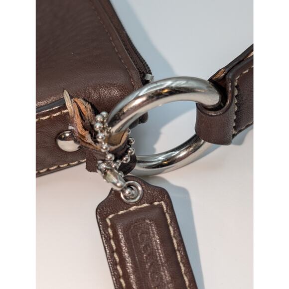 Coach Hamilton Brown Pebbled Leather Swingpack Crossbody Shoulder Bag - Picture 9 of 14